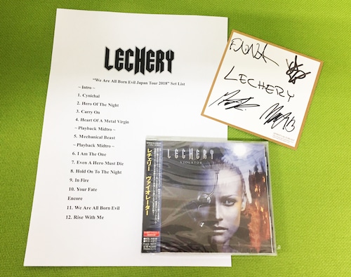 【来日記念セット】LECHERY "Violator"