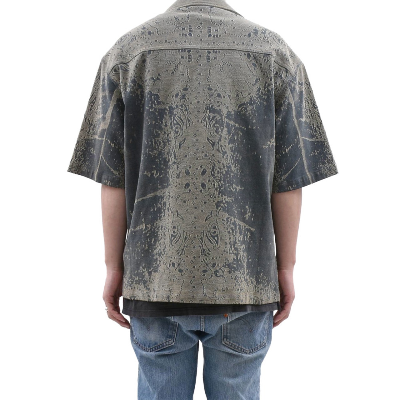 【AMIRI】FADED BANDANA DENIM SHIRT - 4