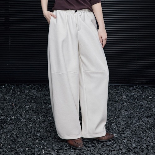 ハイウエストワイドレッグパンツ ・20421