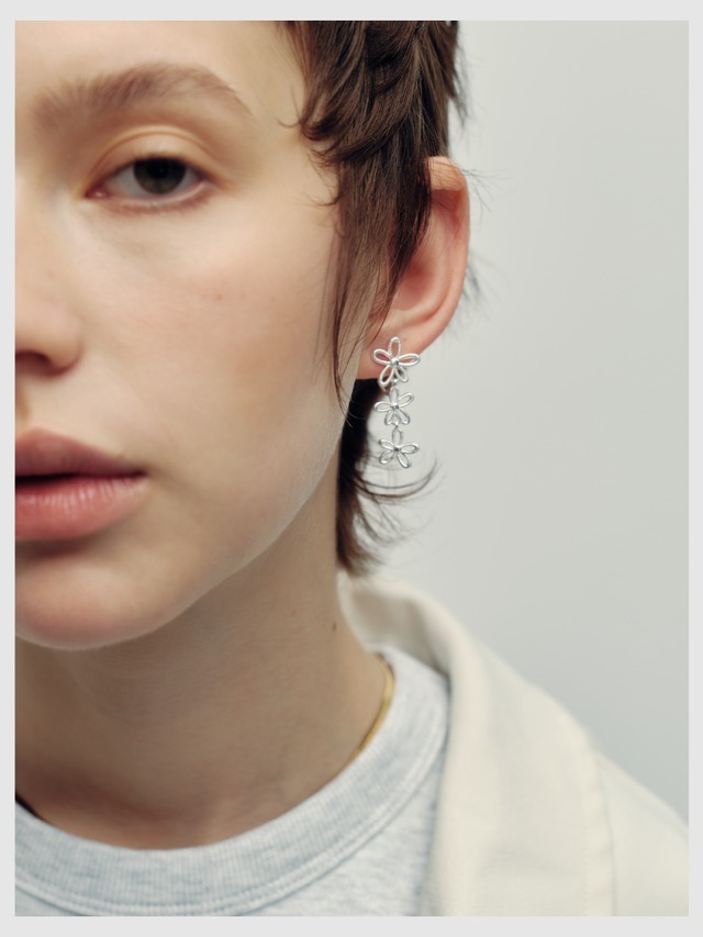 Earring/Pierce -Silver-