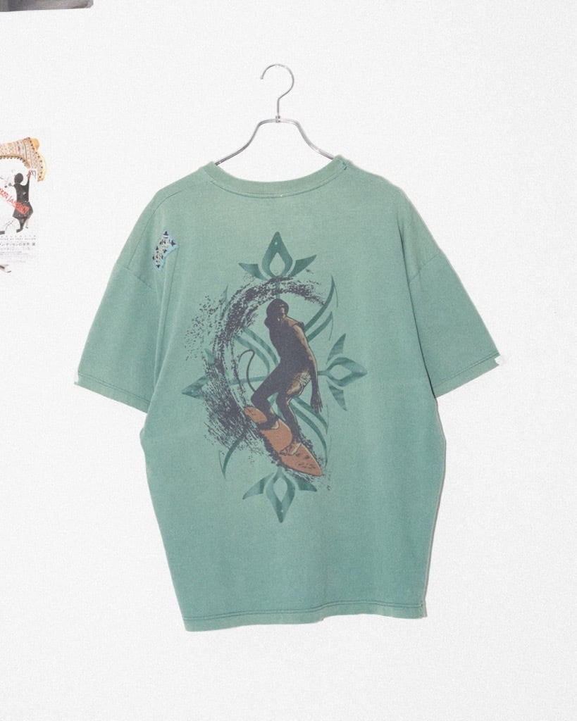 1990s OXBOW Print T-shirt made in Portugal | Memory Memento