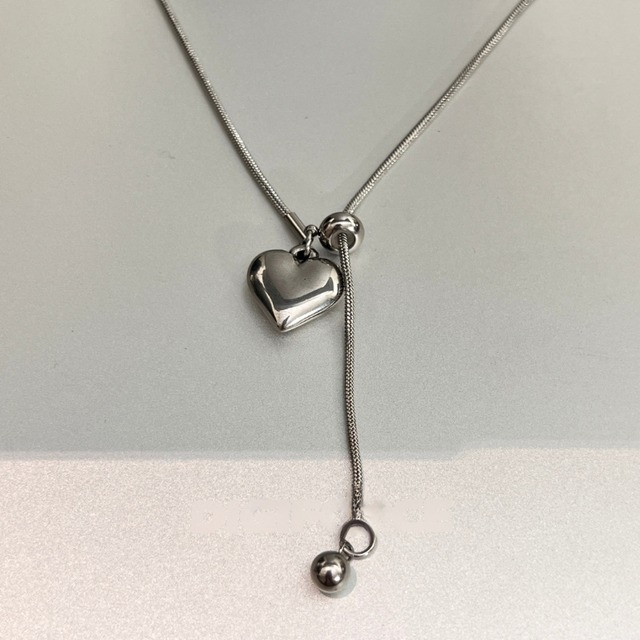 heart slide necklace　ハートスライドネックレス　J1723