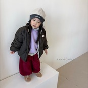 【取寄】THE GOGUMA チェック中綿ジャンパー|冬服|韓国子供服