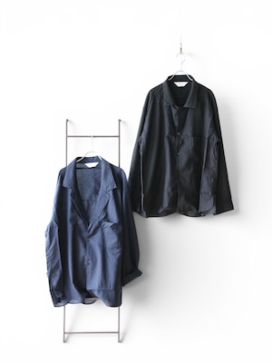 Ancellm -C/S TAILORED SHIRT- / ANC-SH119 / アンセルム コットンシルク テーラードシャツ