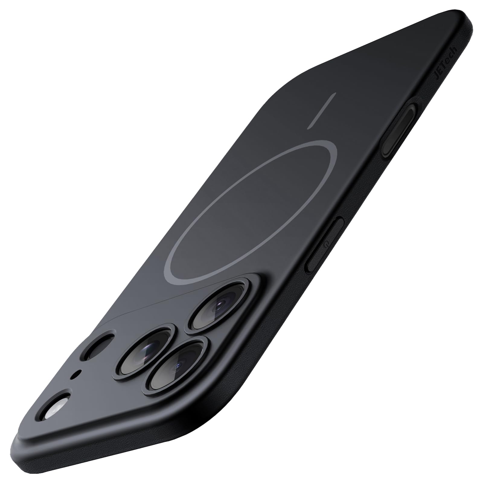 JETech iPhone 18 Pro用 マグネットスリムケース (ブラック)