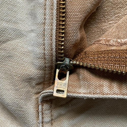 メキシコ製 ブラウン ダブルニー Carhartt B136 BRN 36×30 詳細写真9