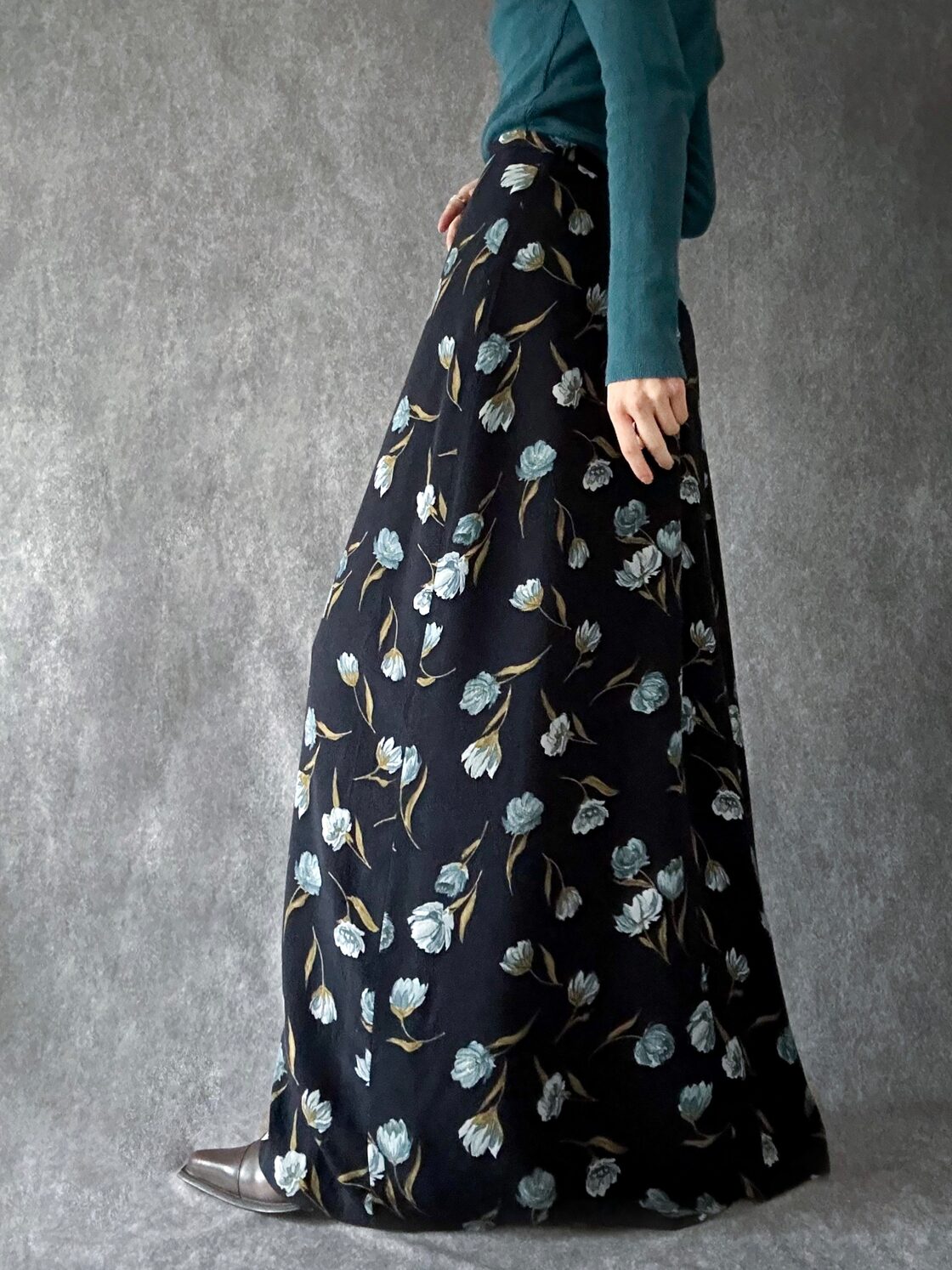 90s flower long skirt 90年代 花柄 花柄スカート ロングスカート 古着 