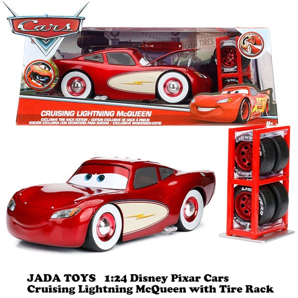 JadaTOYS 1/24 DISNEY PIXAR CARS Cruising LIGHTNING McQUEEN with