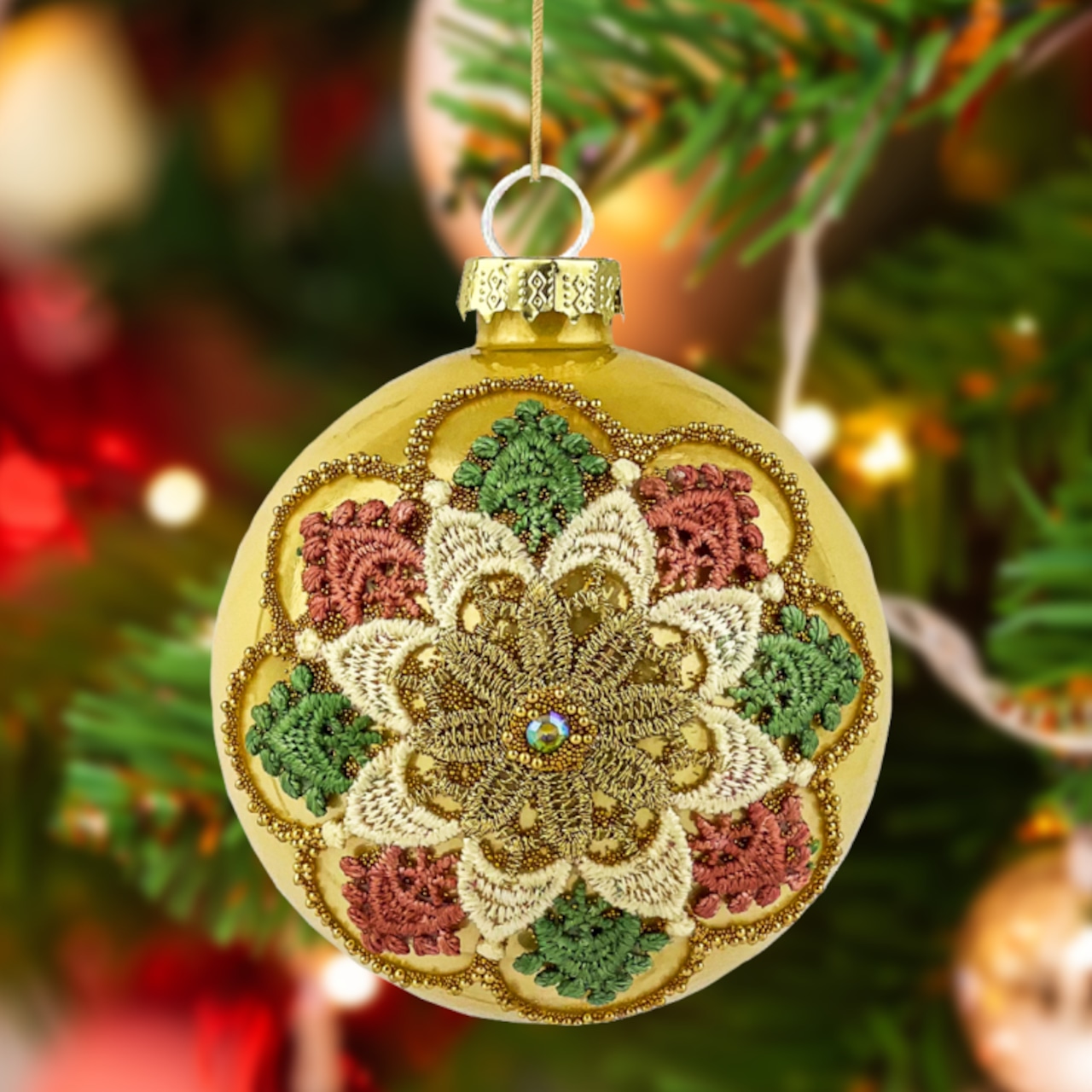 クリスマスオーナメント】ガラスボール(ゴールド) | penpec クリスマスオーナメント】ガラスボール(ゴールド) | penpec