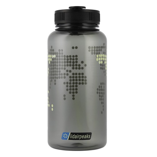 LIDAIRPEAKS / DOT WORLD MAP WATER BOTTLE