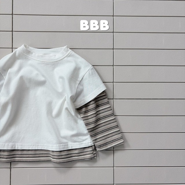 《予約》送料無料【Bella bambina】Double Layer Tee