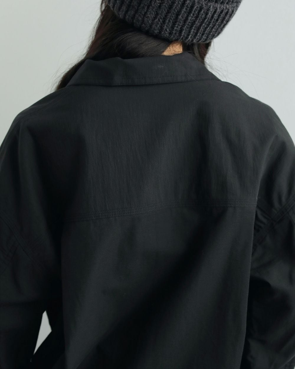 anuke 】Pocket Standcollar Shirts | valance 福井｜レディース