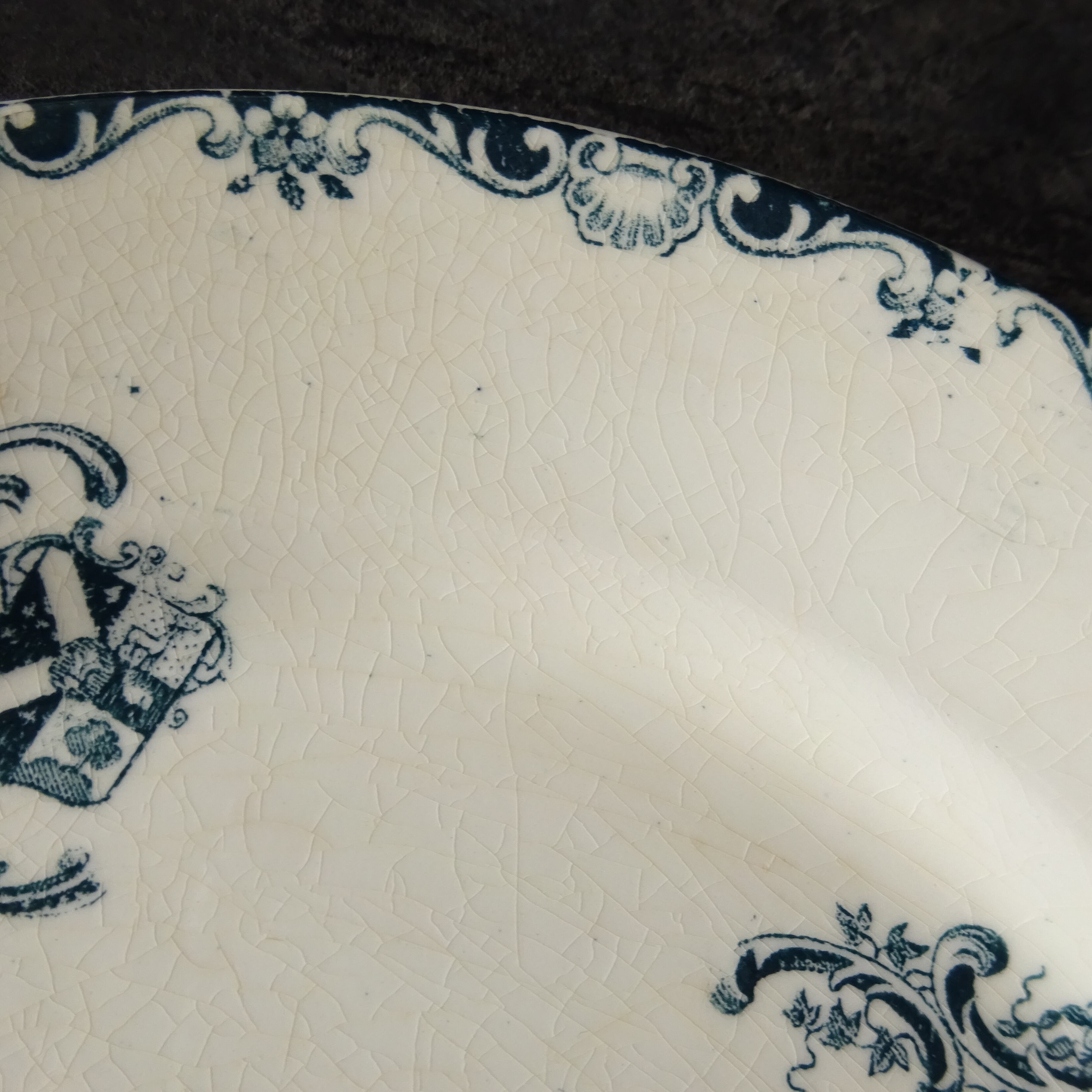【 Épuisé 】☆TERRE DE FER Cleirefontaine modèle CHATEAUX 《CHATEAU DE RAMBOUILLET》 assiette plate