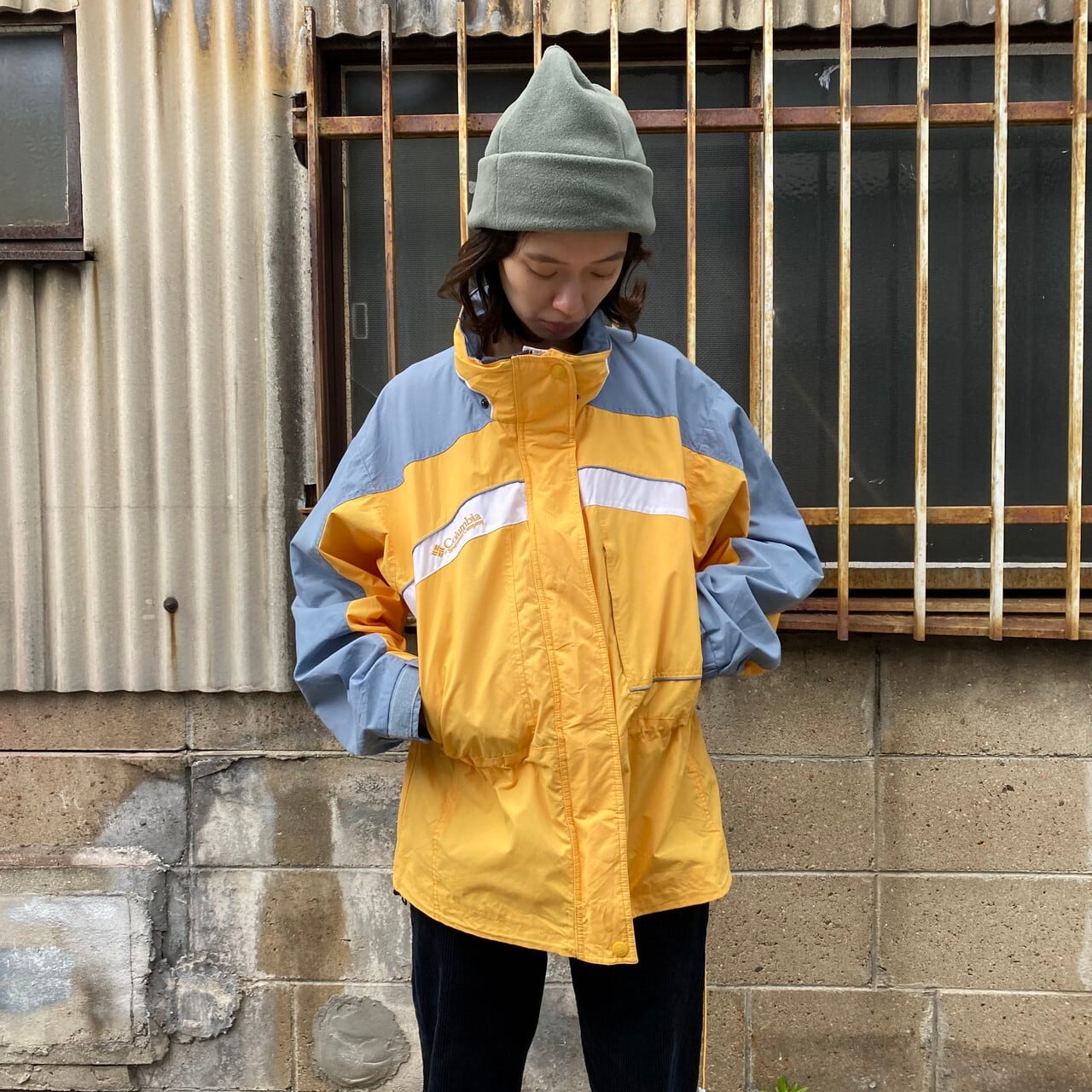 コロンビアマウンテンジャケット イエロー ヴィンテージ L | tspea.org