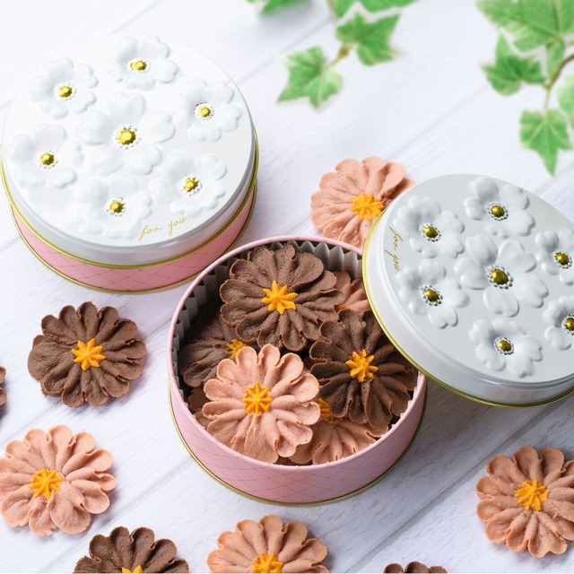 お花のぼうろ‐マーガレット‐＜3缶セット＞【紙袋付き】