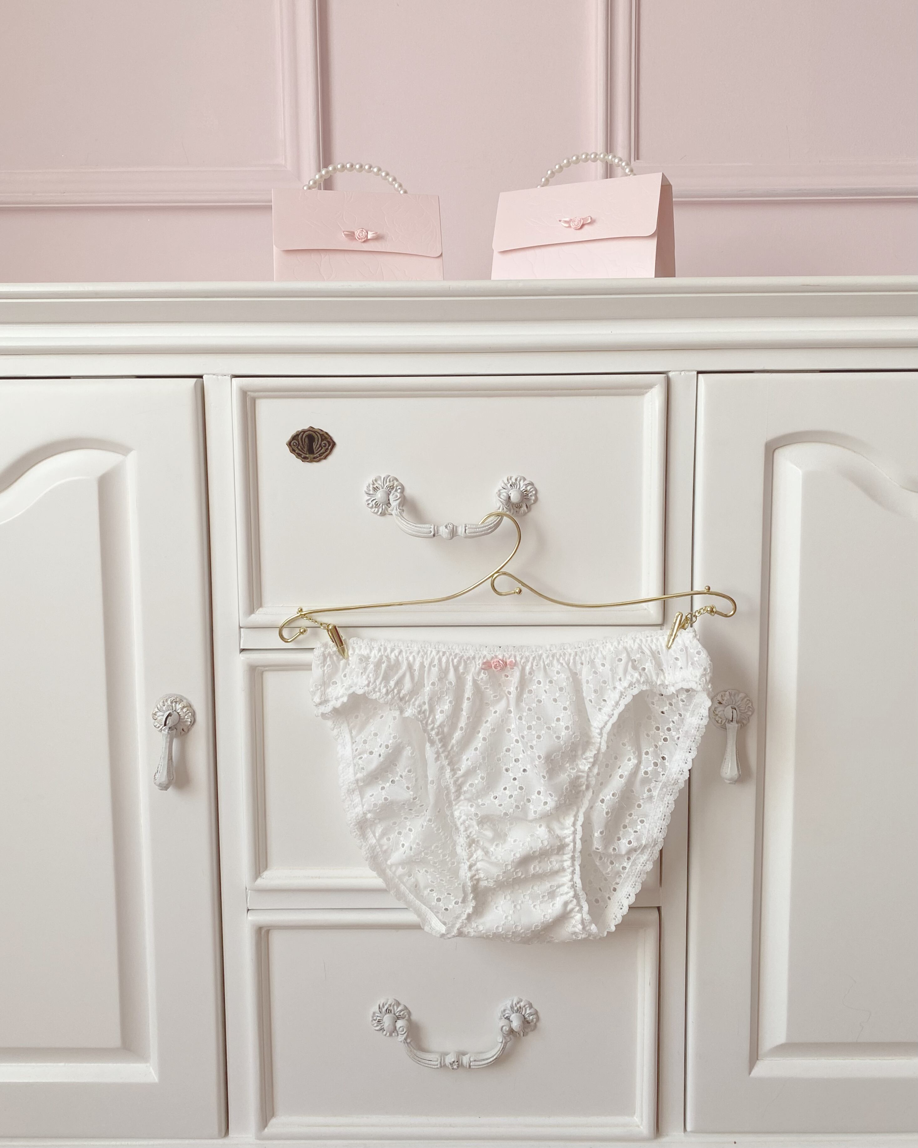 petite rose lingerie bag