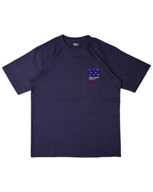 OLD P LOGO USA FLAG RHINESTONE TEE