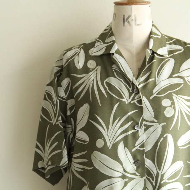 PHEENY【 unisex 】rayon botanical print shirt #boys size