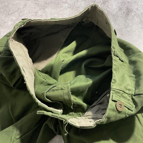 60-80s スウェーデン軍 実物 M-59 フィールドパンツ C50 w28 詳細写真7