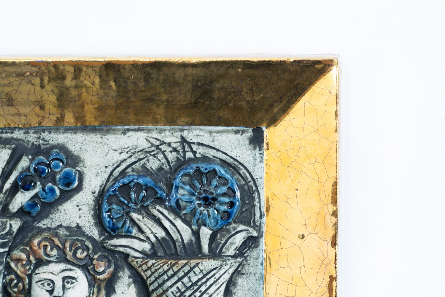 【レトロ品】ミシェルトーマス（Lisa ）子供の兵士 合板プリント壁掛け Lisa Larson | JUBILEUM Plaque | kaikki gallery | 北欧ヴィンテージ