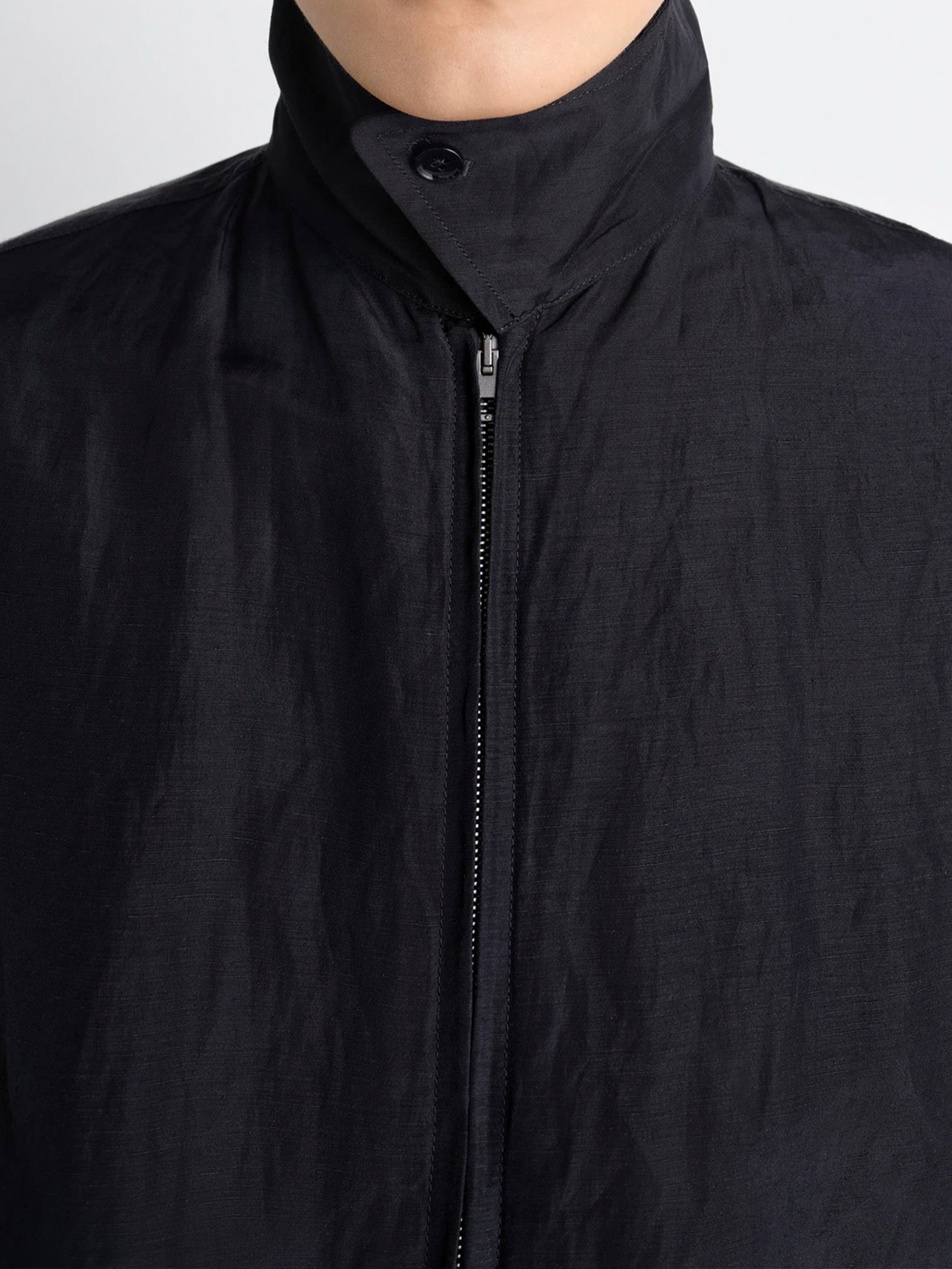 LEMAIRE SHORT BLOUSON BLACK OW1231 LF1022 | BEST PACKING STORE