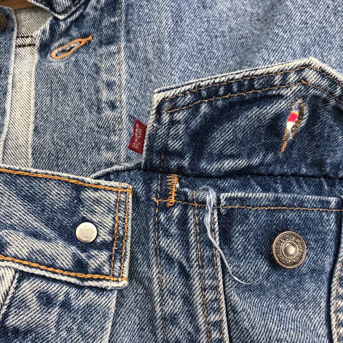 LEVI'S リーバイス 00年代 MEXICO製 70507 -0389 星条旗柄 バック