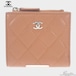 【CHANEL】シャネル CHANEL クラシック スモールウォレット AP3388 コインケース グレインカーフレザー キャビアスキン キャメル シルバー金具 レディース【コインケース】