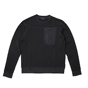 Ridge Merino/メリノ・グリッドフリース・クルー(ミドルレイヤー)