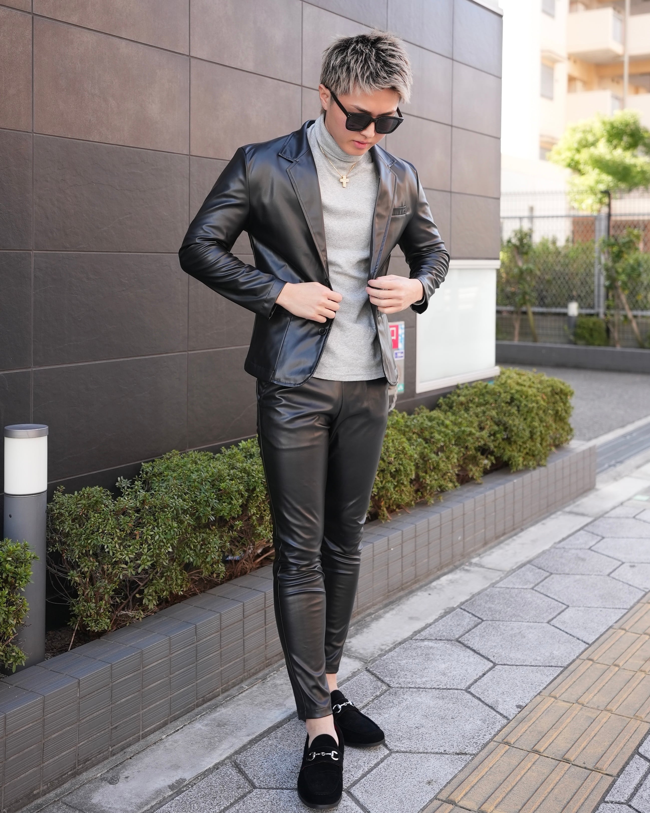 LUXURY LEATHER JACKET【BEL24-019】 | BELINDA OFFICIAL
