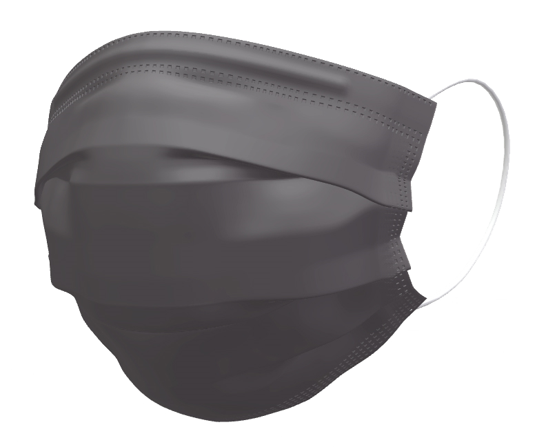 【美】ハッシュマスク レギュラーサイズ チャコール(単色) 日本製