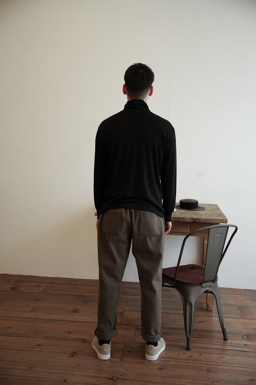 Super 120's Merino High Neck P/O