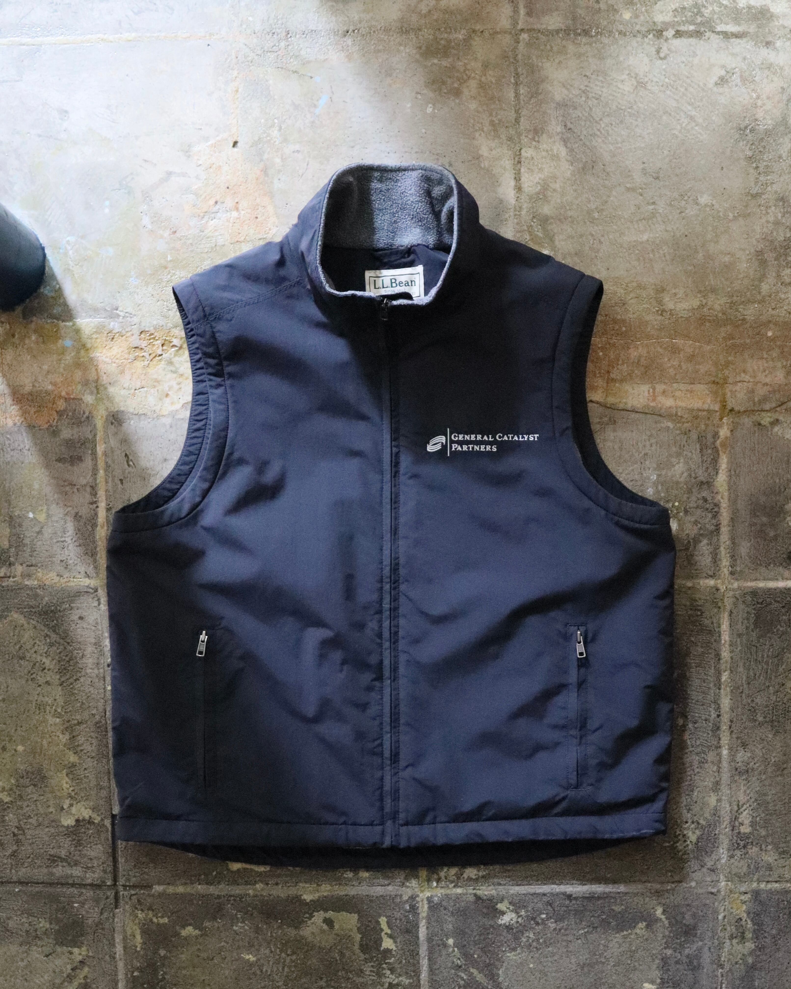 USED 90s L.L.Bean fleece lined nylon vest | budstore powered by BASE