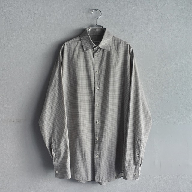 “ARMANI COLLEZIONI” Good Coloring Gingham Checked Shirt l/s