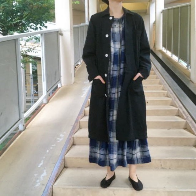 チェコタイプ　ワークコート　ブラック染