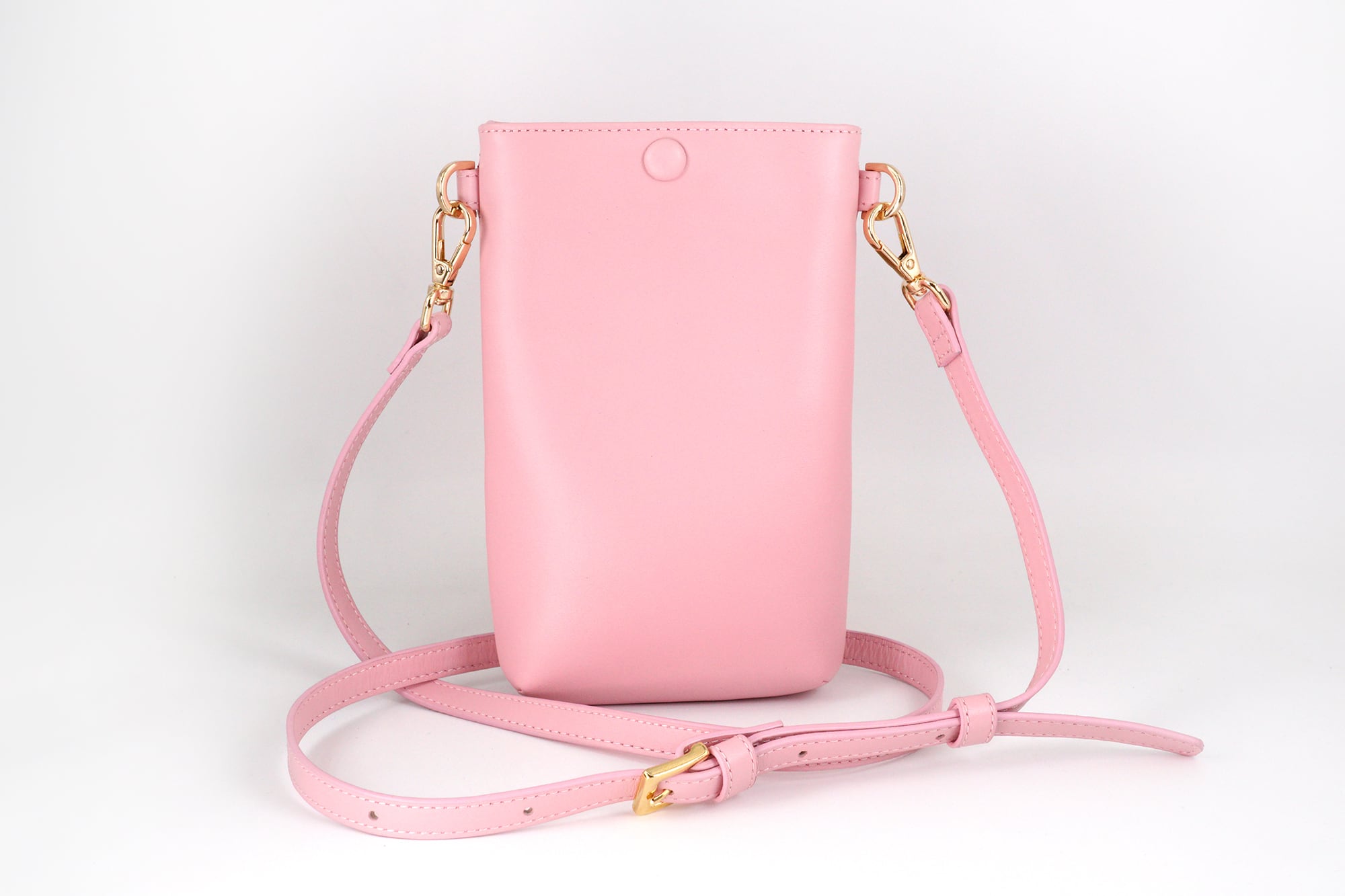 More Strawberries Collection】スマホショルダー（赤いちご／ピンク本