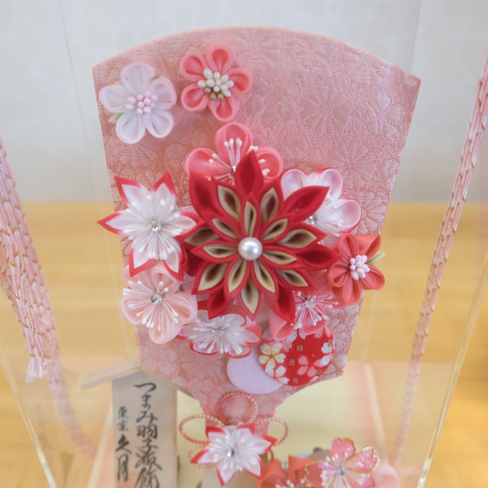羽子板 | 久月 つまみ羽子板ケース飾り | アクリル 正月飾り
