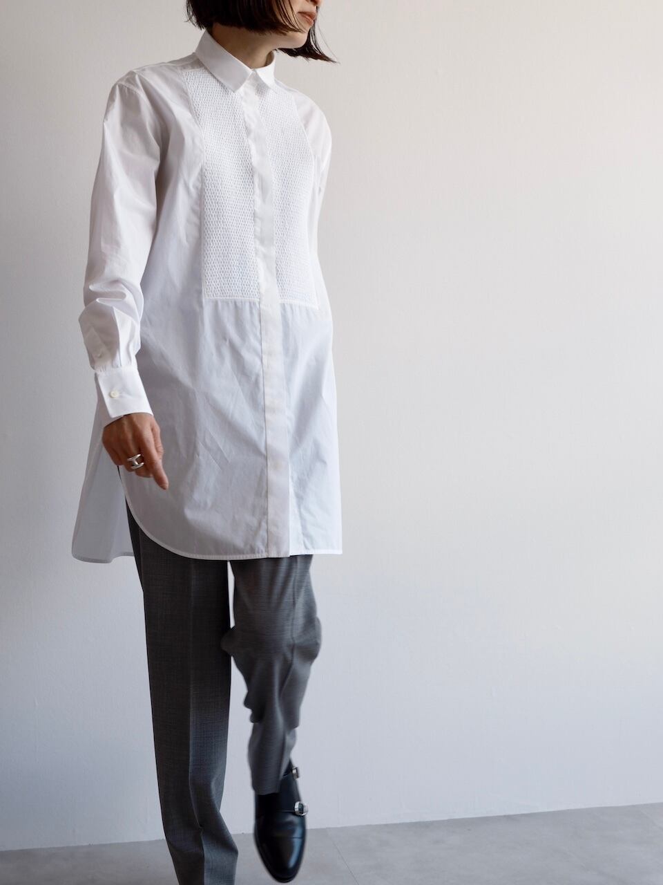 希少 CÉLINE シャツ 34　オールドセリーヌ フィービーファイロ 楽天市場】【セリーヌ】Celine フィービー期 バンドカラー 長袖