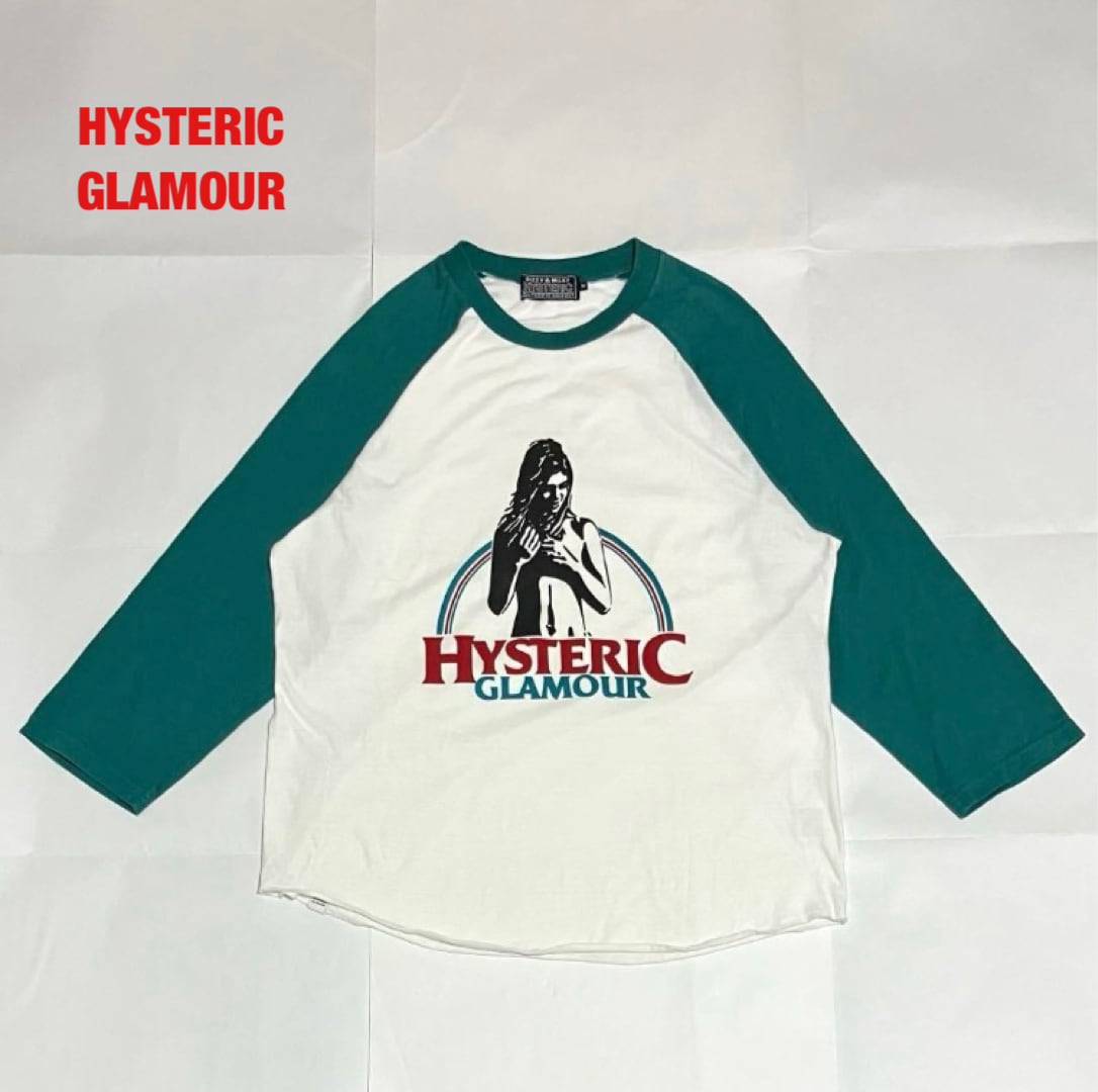 人気】HYSTERIC GLAMOUR ヒステリックグラマー RAINBOW WOMAN 七分丈T