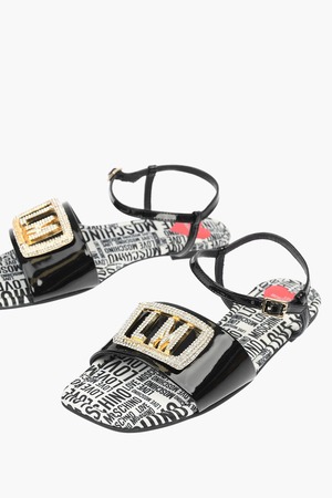 MOSCHINO モスキーノ サンダル エナメル・ラバー