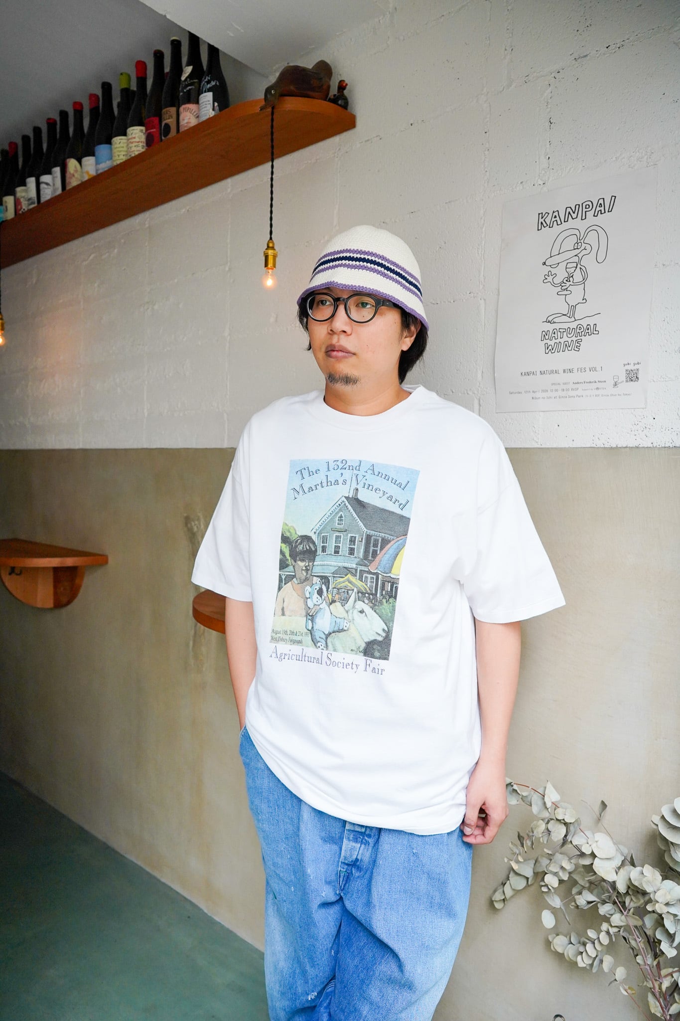 【1990s】"Hanes Beefy-T" Martha's Vineyard Agricultural Society Fair Souvenir T-shirts / 6-121