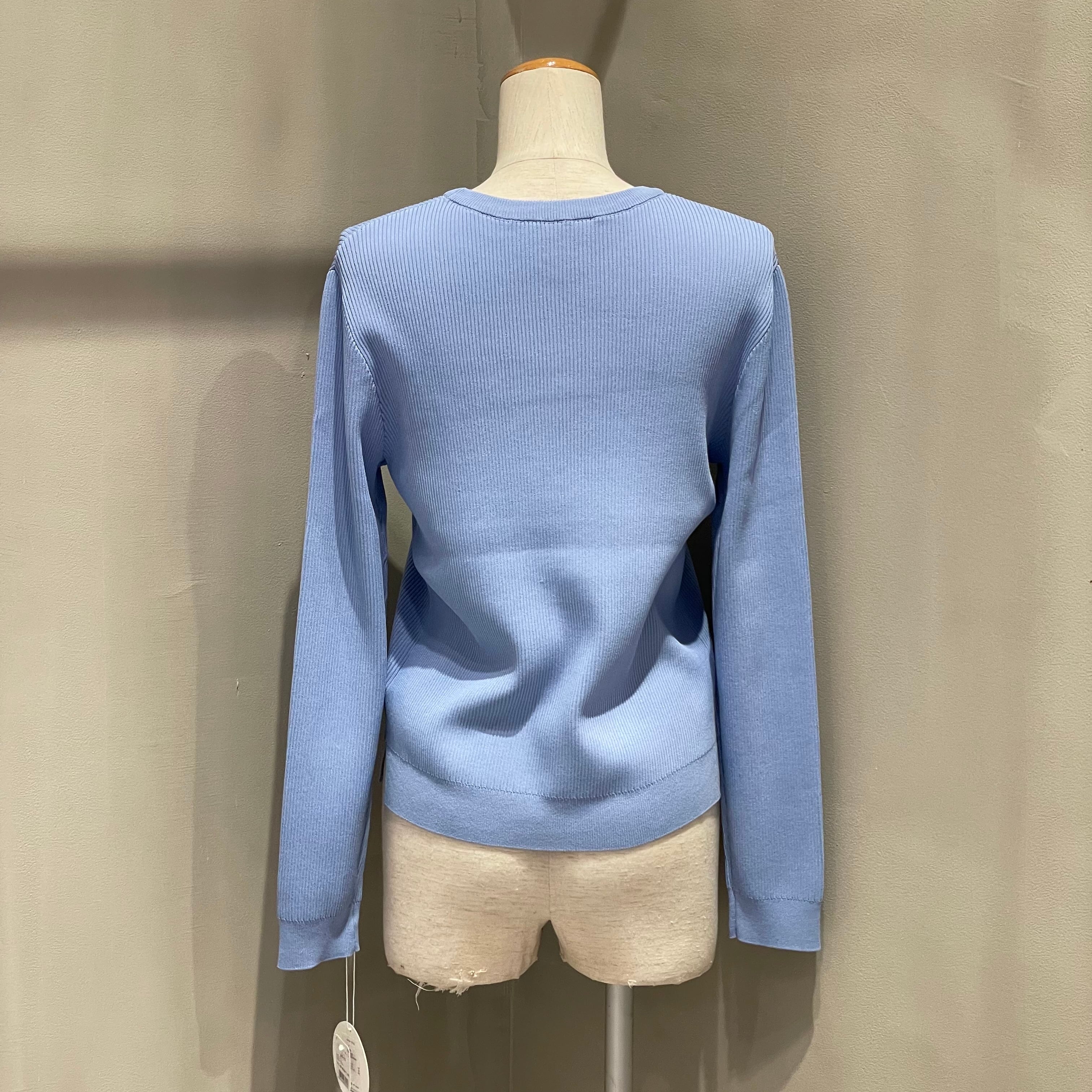 新色】anana/newnew刺繍リブクルーネックニット | 20ｰtwentyｰ