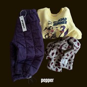 ペッパー / PEPPER / ボーピープスウェット / 韓国子供服 / キッズ / 26winter〖取寄〗*XS~XL*