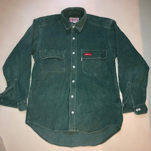 90‘sBudweiser Corduroy long sleeve shirt