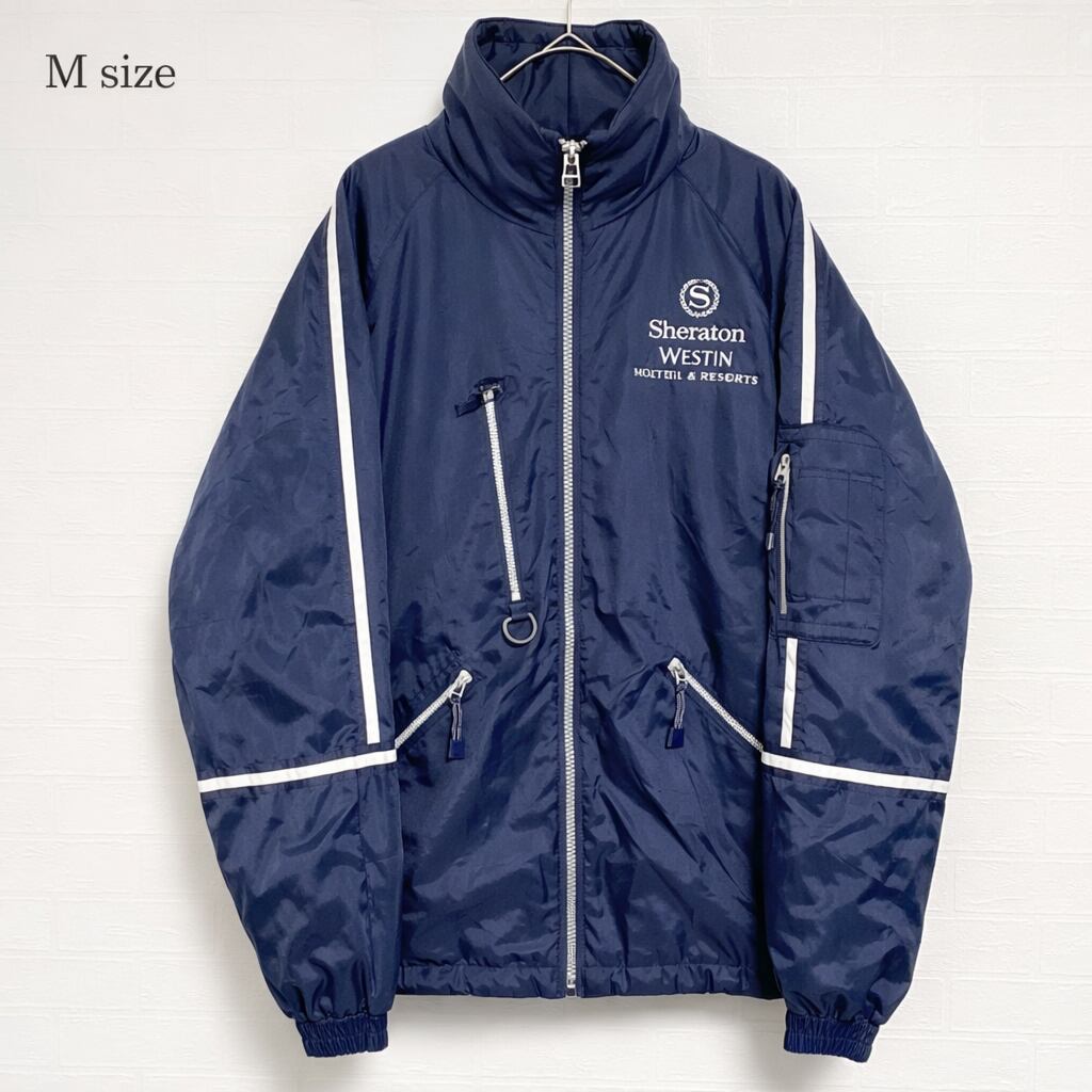 USA古着】TRI-MOUNTAIN トライマウンテン ナイロンジャケット ネイビー