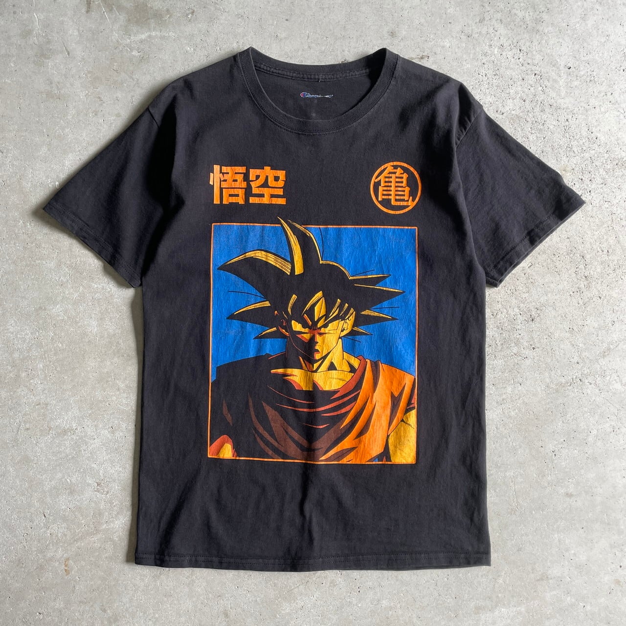 ChampionドラゴンボールZ 悟空 キャラクター プリント Tシャツ メンズM 