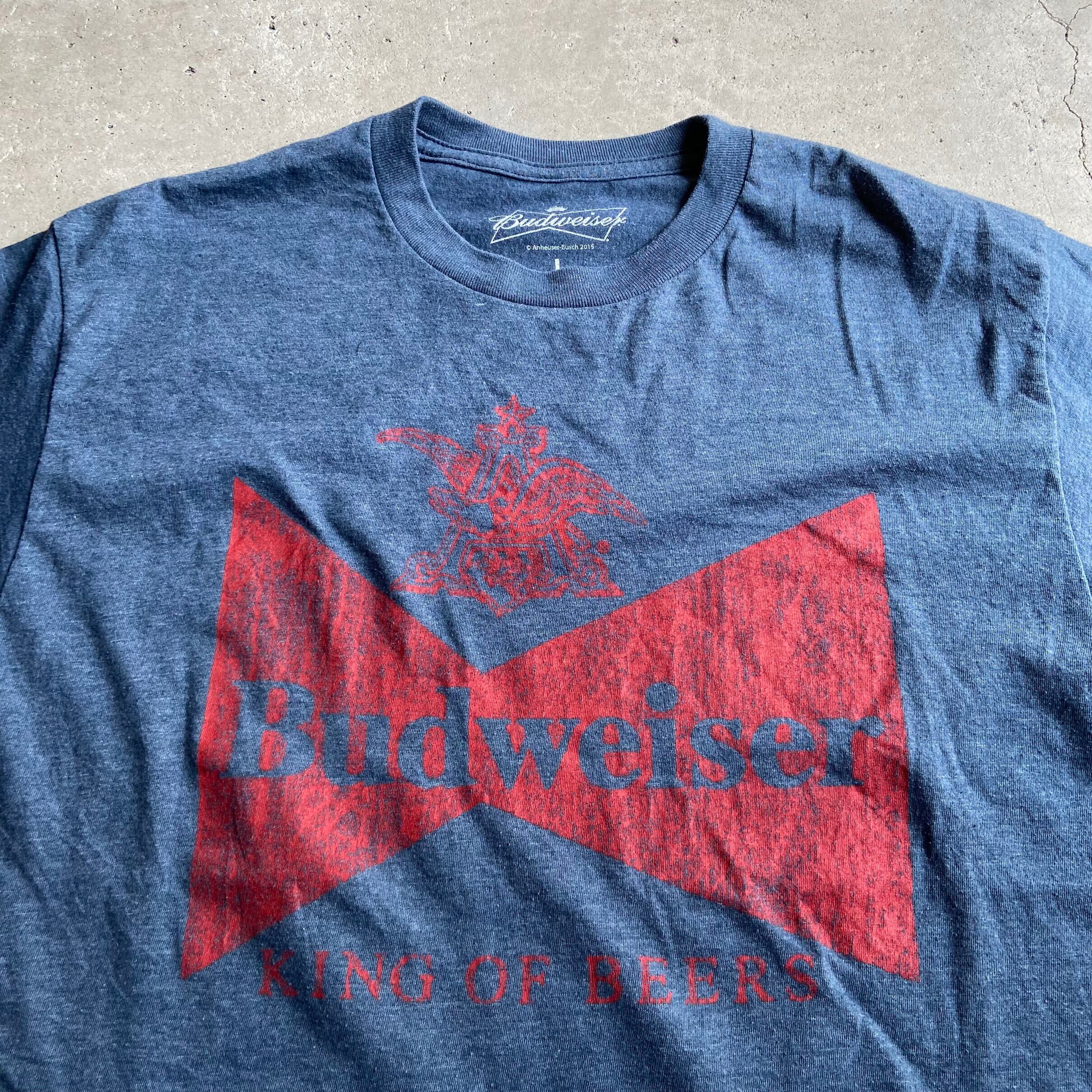 Budweiser バドワイザー 企業ロゴ アドバタイジング プリントTシャツ 
