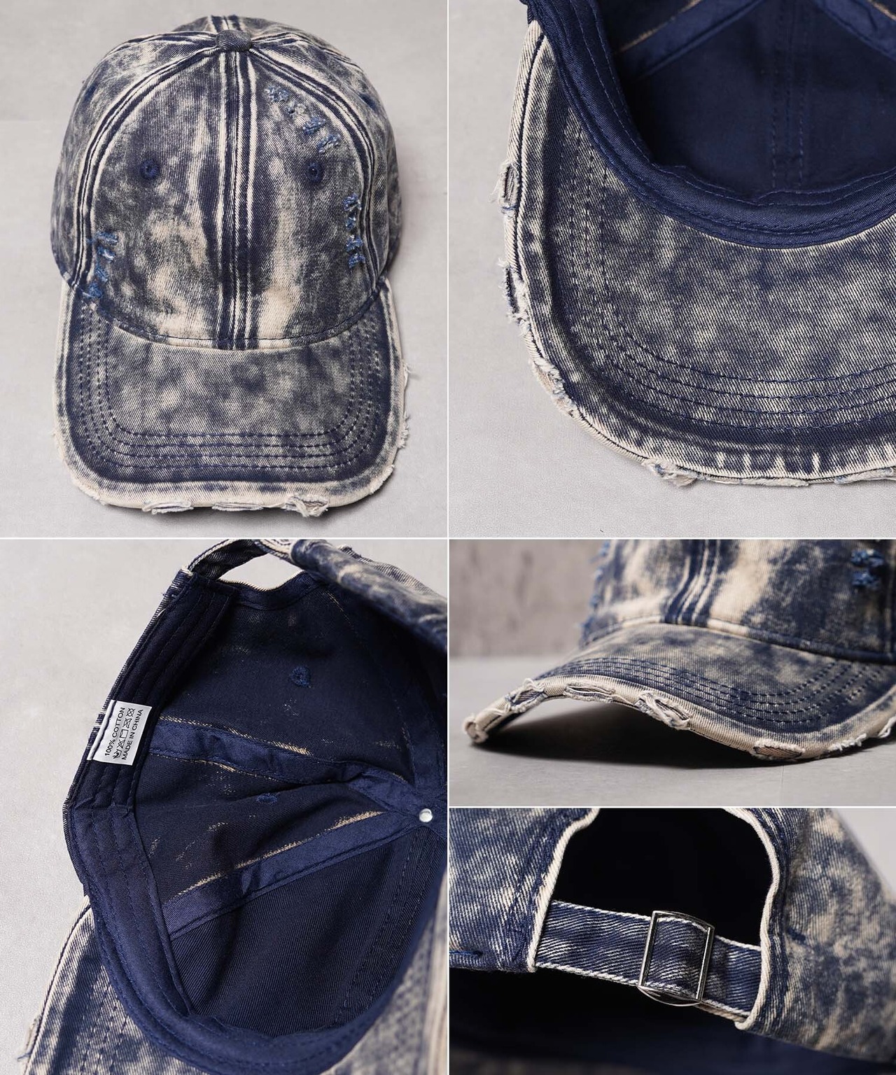 ◆ケミカル加工 ダメージキャップ◆ch-25123