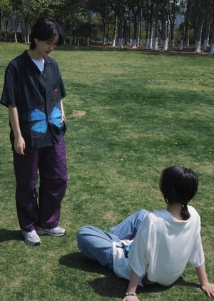 BUTTERFLY  RAYON  SHIRTS   BLACK