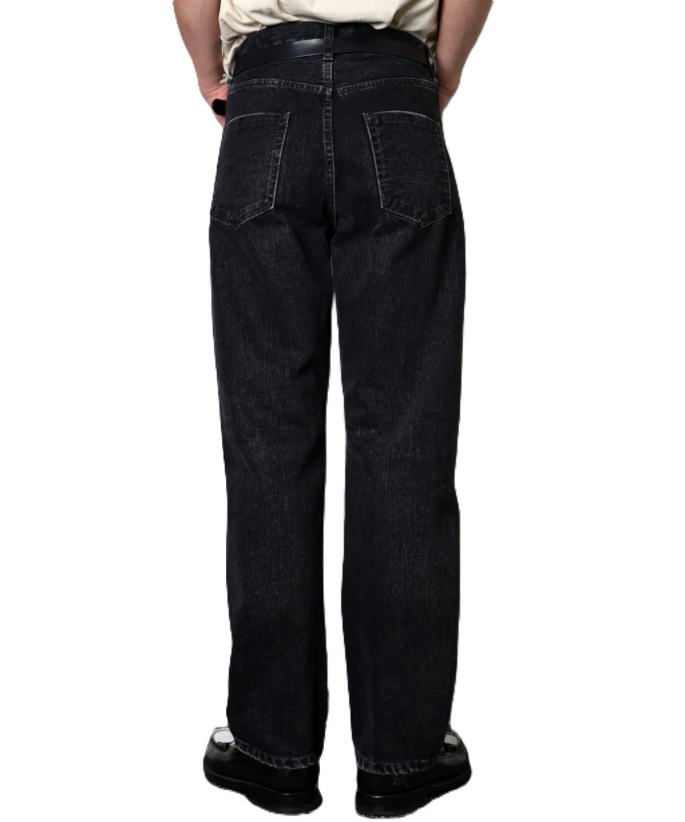 TANAKA / ST-126 THE STRAIGHT JEAN TROUSERS (BLACK SELVEDGE
