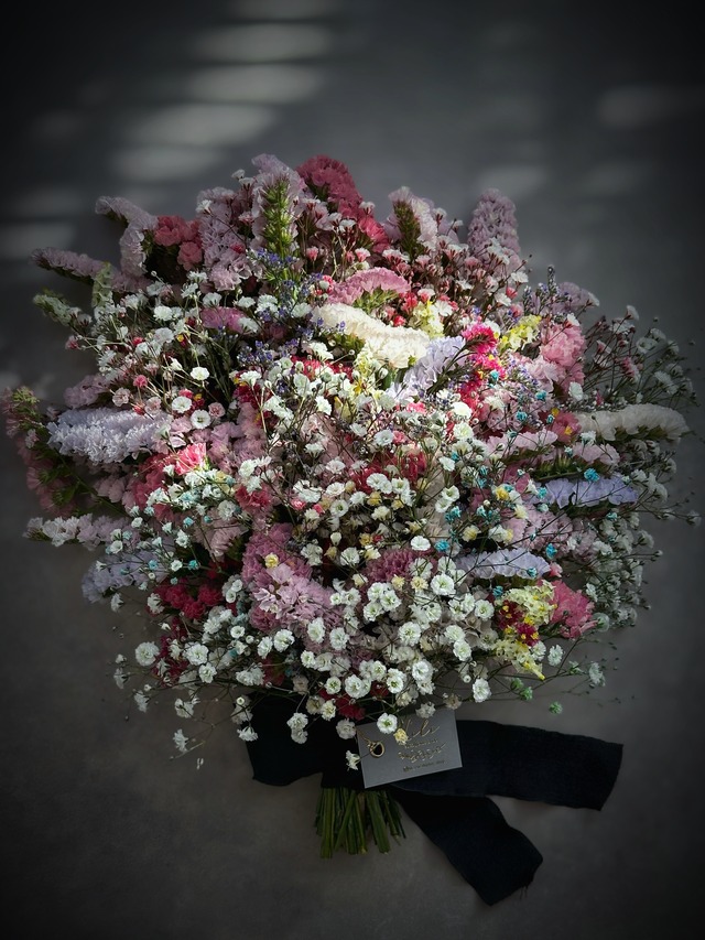 miniリースのフラワーモビール